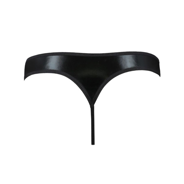 Чоловічі стринги Passion 033 THONG PAUL XXL/XXXL Black, під латекс
