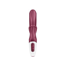 Вібратор-кролик Satisfyer Love Me Red, гнучкий, відросток з потрійним кінчиком