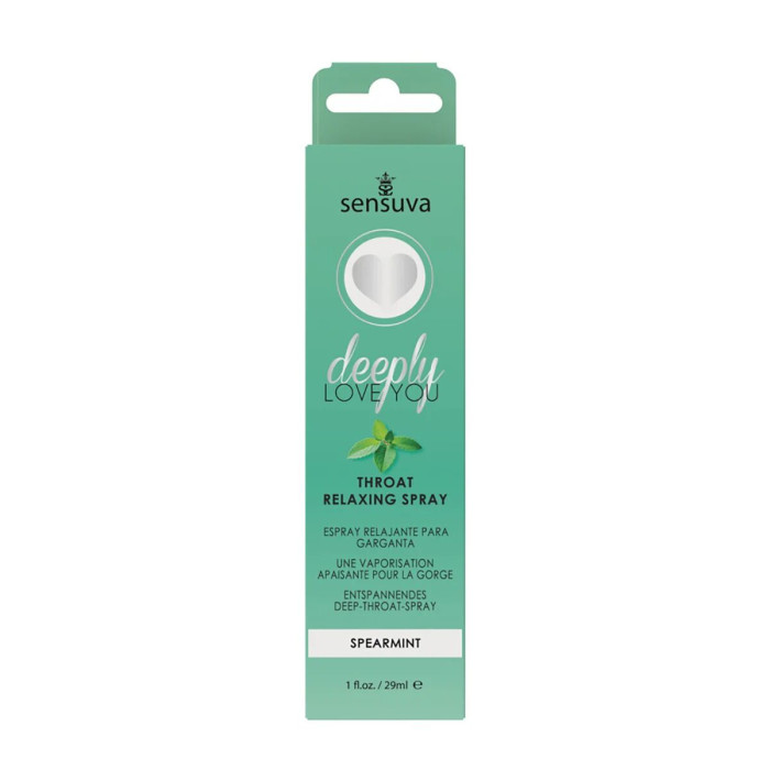 Спрей для мінету Sensuva Deeply Love You Spearmint (29 мл), для глибокого мінету