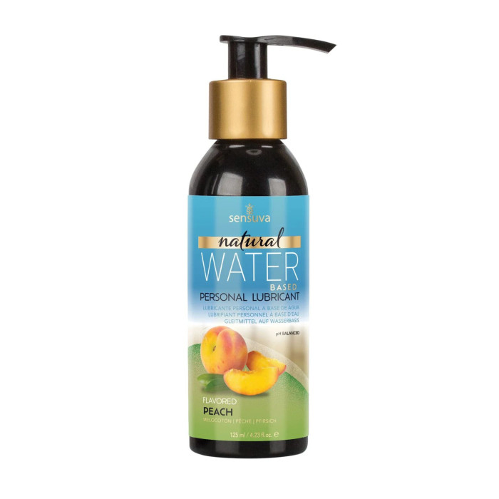 Змазка на водній основі Sensuva Natural Water-Based Peach (125 мл) без гліцерину та парабенів