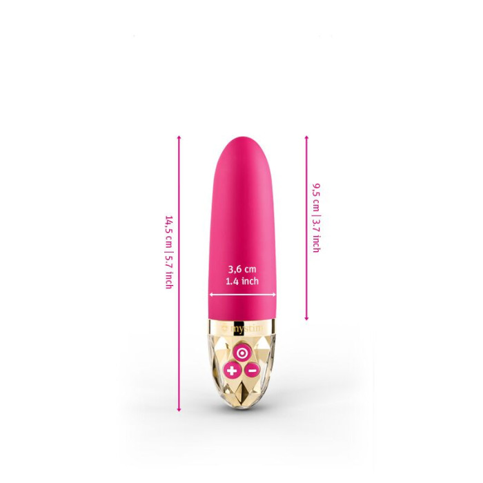 Вібратор Mystim Sleak Freak Pink, 8 режимів, внутрішня та зовнішня стимуляція