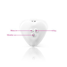 Вібратор для клітора Mystim Heart´s Desire White, 8 режимів, дуже потужний