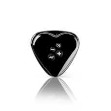 Вібратор для клітора з електростимуляцією Mystim Heart's Desire Black Edition