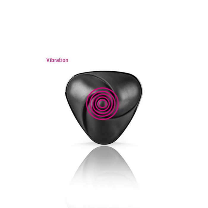 Вібратор для клітора з електростимуляцією Mystim Heart's Desire Black Edition