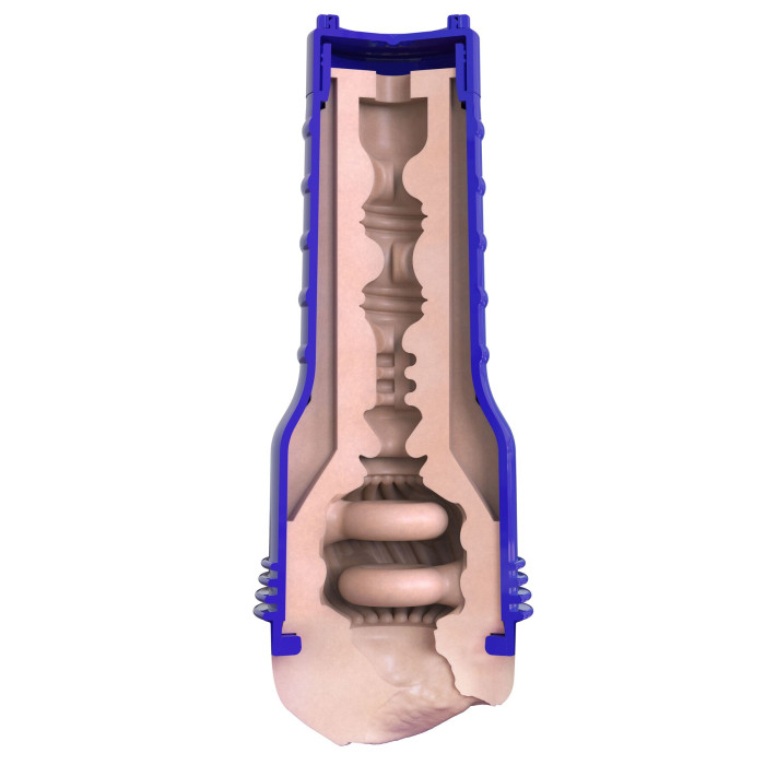 Мастурбатор-вагіна Fleshlight Boost Bang Light Medium Flesh, плаваючі кільця Turbo Tech