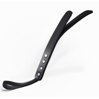 Падл двошаровий Feral Feelings Leather Mini Paddle Black, натуральна шкіра