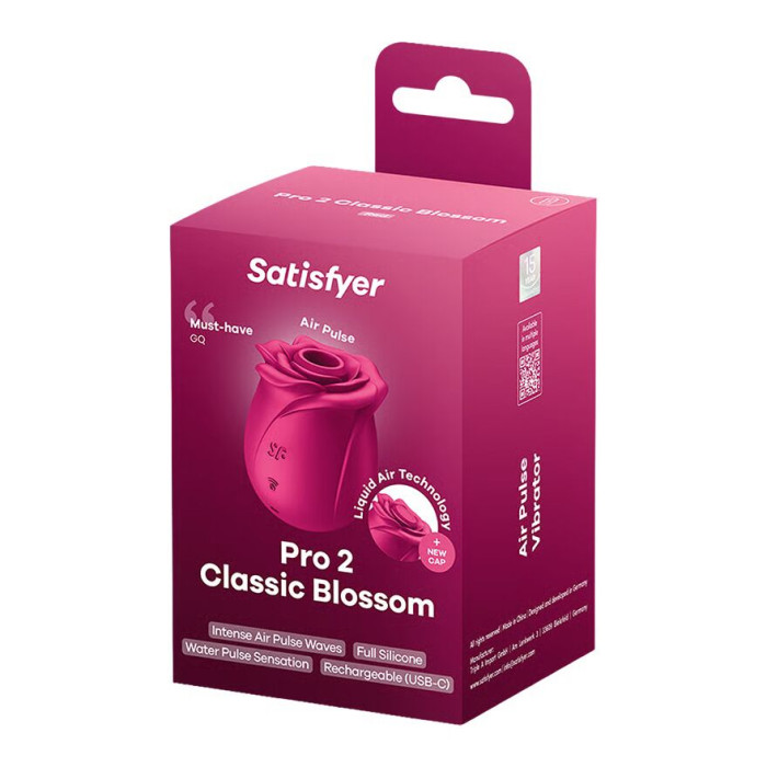 Вакуумний кліторальний стимулятор Satisfyer Pro 2 Classic Blossom, технологія Liquid Air
