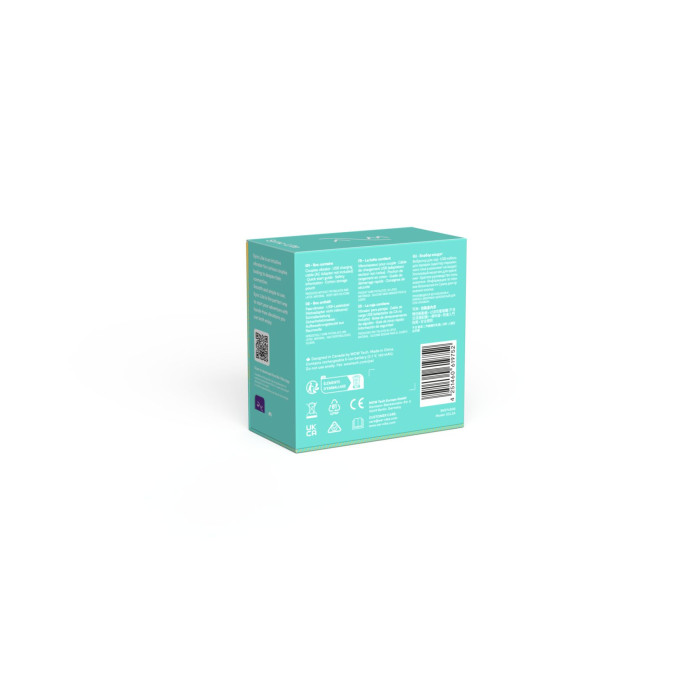 Смарт-вібратор для пар We-Vibe Sync Lite Aqua, 10 віброрежимів, можна поєднувати з проникним сексом