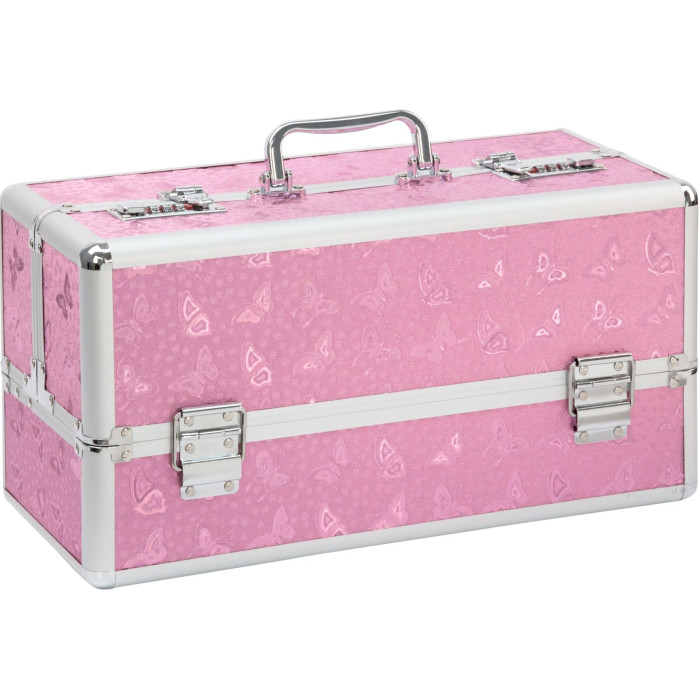 Великий кейс для зберігання секс-іграшок BMS Factory Large Lokable Vibrator Case Pink, кодовий замок