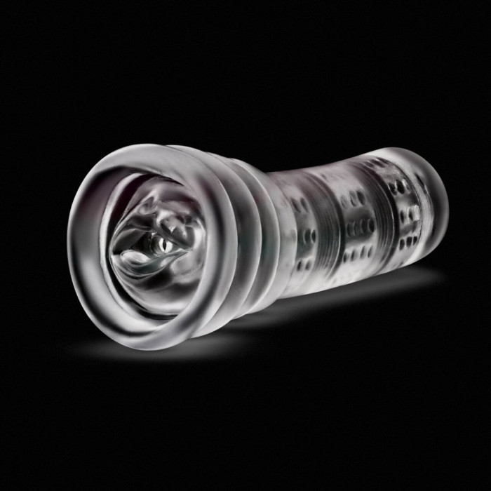Мастурбатор Blush Rize – Luz Glow in the Dark Masturbator – Clear, всмоктування, світиться в темряві