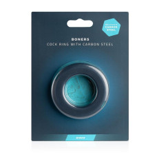 Ерекційне кільце Boners Cock Ring With Steel Core, сталеві вставки, внутрішній діаметр 3,7 см