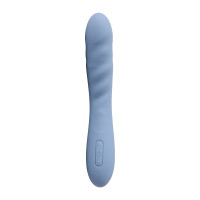 Смарт-вібратор з пульсацією Svakom Ava Neo Cornflower Blue, 15 режимів роботи, водонепроникний