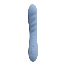 Смарт-вібратор з пульсацією Svakom Ava Neo Cornflower Blue, 15 режимів роботи, водонепроникний