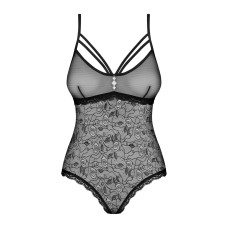 Мереживне боді з доступом Obsessive 818-TED-1 teddy XS/S, чорне