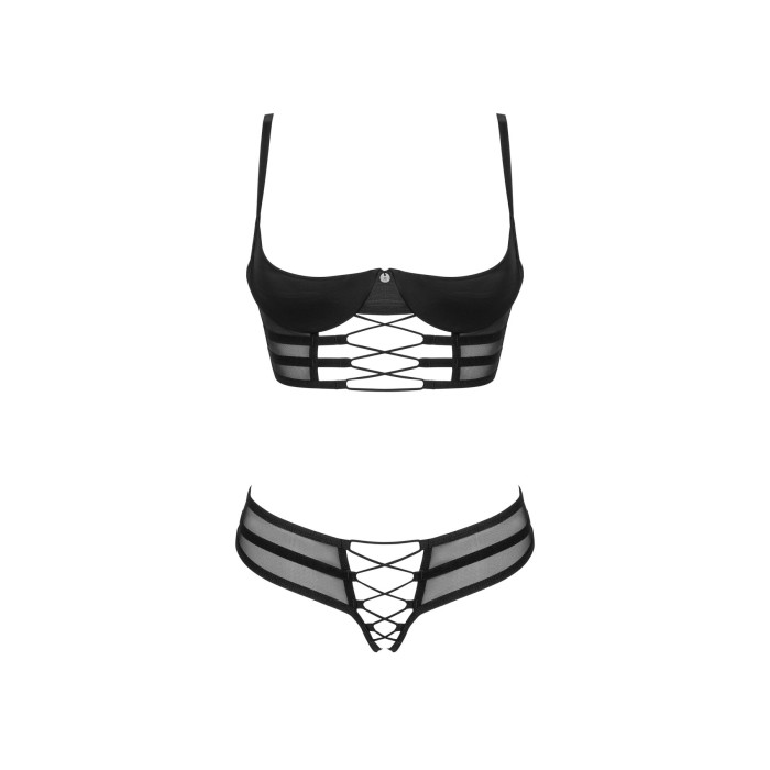 Комплект Obsessive Roxelia 2-pcs crotchless set XL/2XL