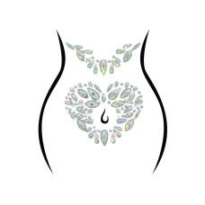 Стрази-прикраси для тіла Leg Avenue Novalie body jewels sticker, наліпки