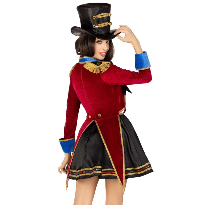 Костюм дресирувальниці Leg Avenue Ringmaster Costume M, сукня, капелюх
