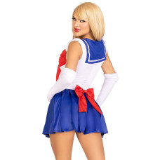 Еротичний костюм Сейлор Мун Leg Avenue Sexy Sailor M, сукня, рукавички, бант