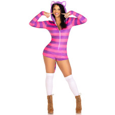 Комбінезон-костюм кішечки Leg Avenue Comfy Cheshire M, з капюшоном