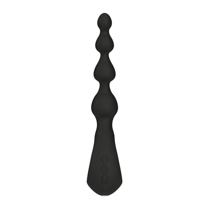 Анальне намисто з вібрацією LELO Soraya Beads Black, різний діаметр намистин, 8 режимів