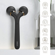 Електронний ультразвуковий ролик для обличчя та тіла GESKE Sonic Facial&Body Roller 4в1 gray