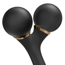 Електронний ультразвуковий ролик для обличчя та тіла GESKE Sonic Facial&Body Roller 4в1 gray