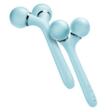 Електронний ультразвуковий ролик для обличчя та тіла  GESKE Sonic Facial&Body Roller 4в1 turquoise
