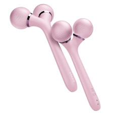 Електронний ультразвуковий ролик для обличчя та тіла GESKE Sonic Facial&Body Roller 4в1 pink
