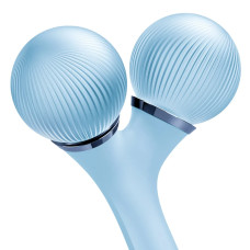 Електронний ультразвуковий ролик для обличчя та тіла GESKE Sonic Facial&Body Roller 4в1 aquamarine