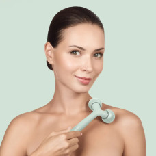 Електронний ультразвуковий ролик для обличчя та тіла GESKE Sonic Facial&Body Roller 4в1 green