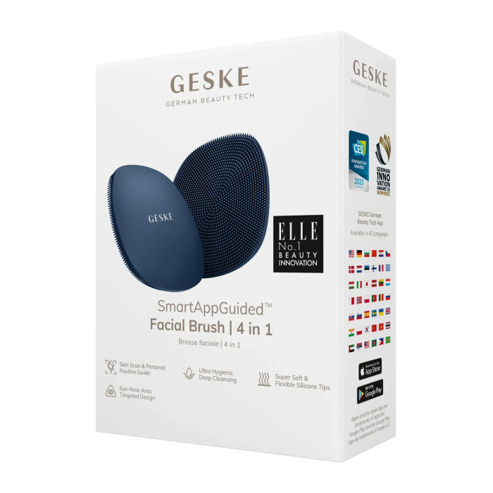 Щітка для обличчя GESKE Facial Brush 4в1 midnight