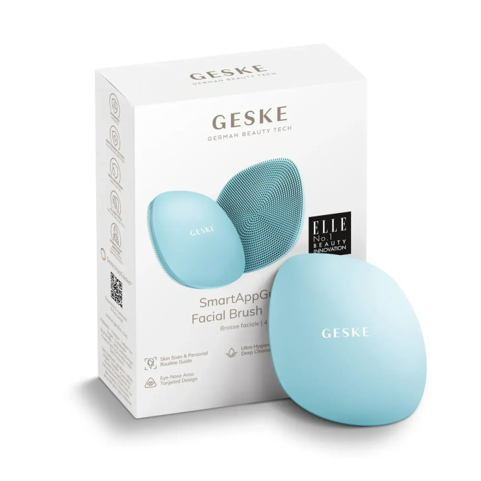 Щітка для обличчя GESKE Facial Brush 4в1 turquoise