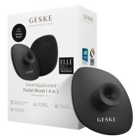 Щітка для обличчя GESKE Facial Brush 4в1 з тримачем gray