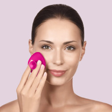 Щітка для обличчя GESKE Facial Brush 4в1 з тримачем magenta