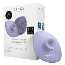 Щітка для обличчя GESKE Facial Brush 4в1 з тримачем purple