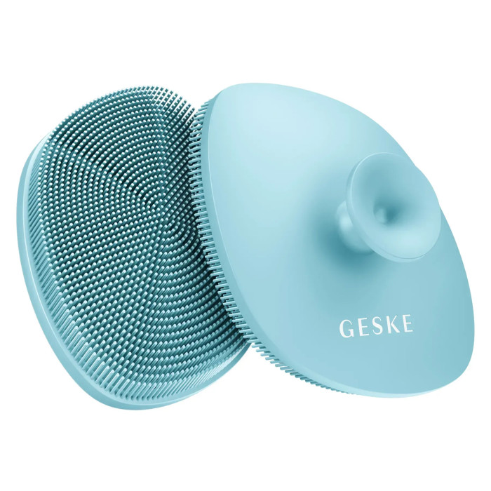 Щітка для обличчя GESKE Facial Brush 4в1 з тримачем turquoise