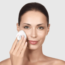 Щітка для обличчя GESKE Facial Brush 4в1 з тримачем white