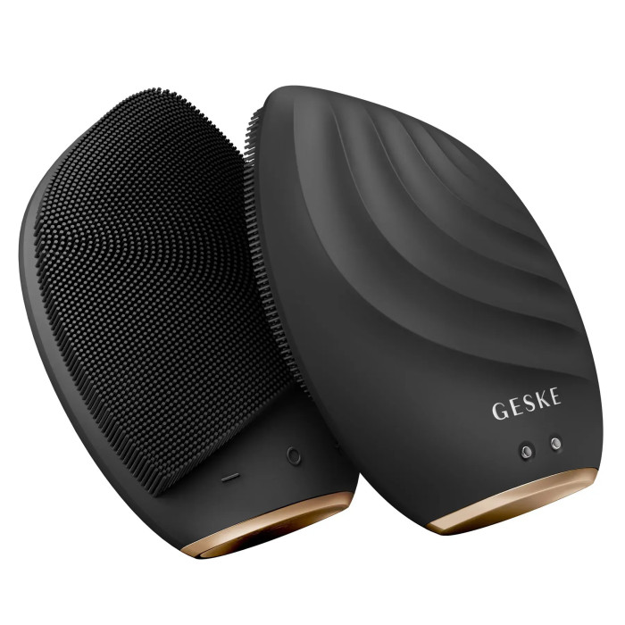 Електронна ультразвукова щітка для обличчя GESKE Sonic Facial Brush 5в1 gray