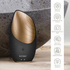 Електронна звукова термо щітка для обличчя GESKE Sonic Thermo Facial Brush 6в1 gray