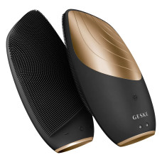 Електронна звукова термо щітка для обличчя GESKE Sonic Thermo Facial Brush 6в1 gray