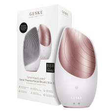 Електронна звукова термо щітка для обличчя GESKE Sonic Thermo Facial Brush 6в1 starlight