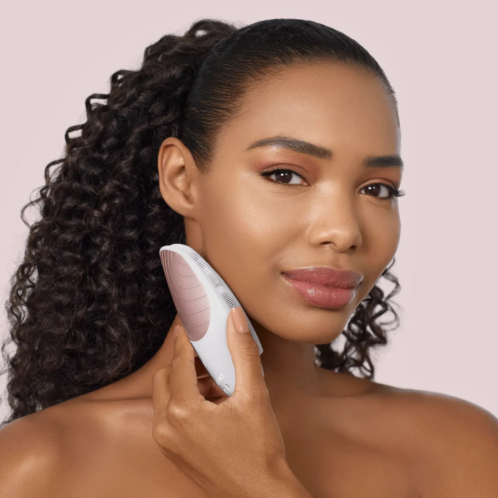 Електронна звукова термо щітка для обличчя GESKE Sonic Thermo Facial Brush 6в1 starlight