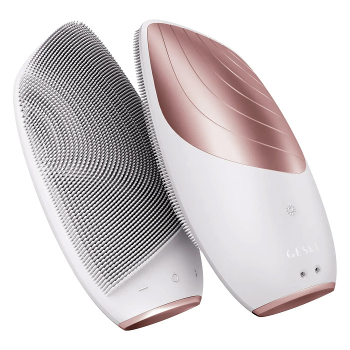Електронна звукова термо щітка для обличчя GESKE Sonic Thermo Facial Brush 6в1 starlight
