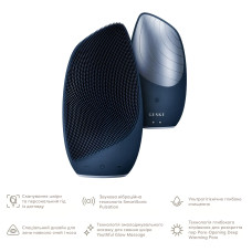 Електронна звукова термо щітка для обличчя GESKE Sonic Thermo Facial Brush 6в1 midnight