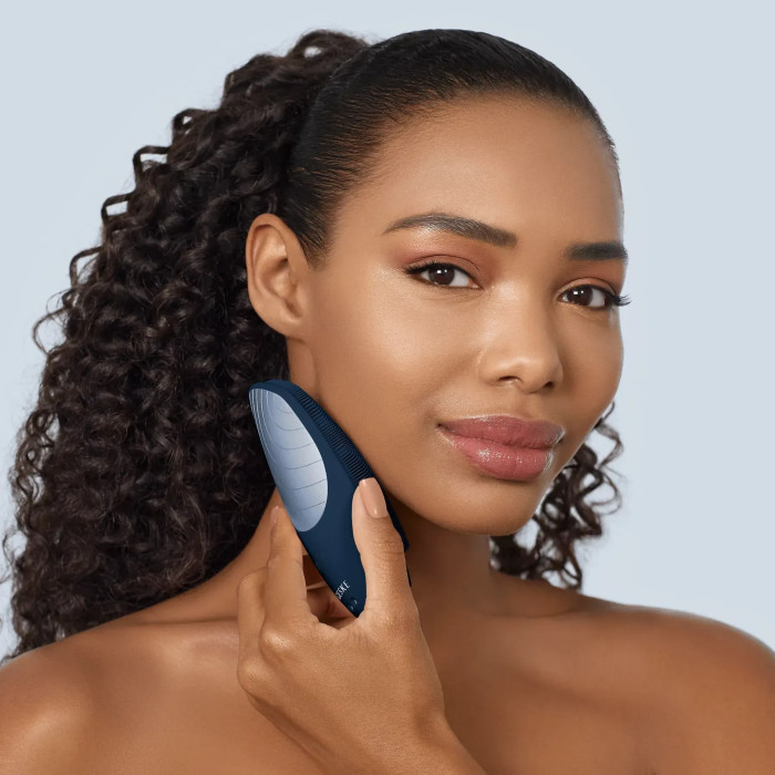 Електронна звукова термо щітка для обличчя GESKE Sonic Thermo Facial Brush 6в1 midnight