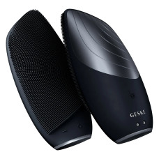 Електронна звукова термо щітка для обличчя GESKE Sonic Thermo Facial Brush 6в1 black