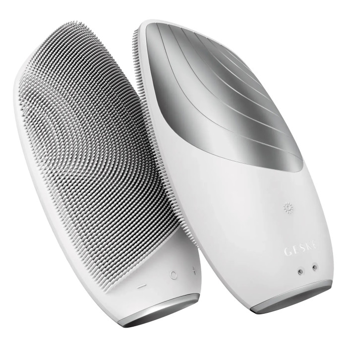 Електронна звукова термо щітка для обличчя GESKE Sonic Thermo Facial Brush 6в1 white