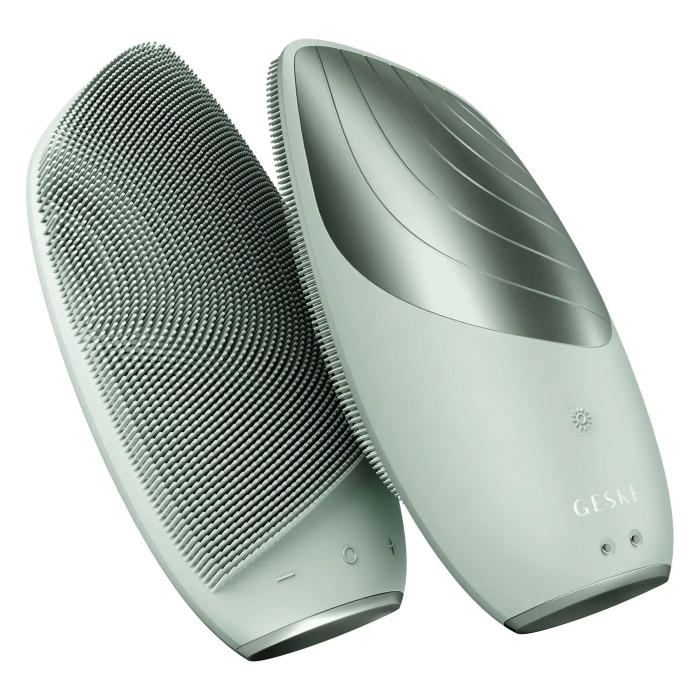 Електронна звукова термо щітка для обличчя GESKE Sonic Thermo Facial Brush 6в1 green