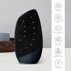 Очищувальна щітка для обличчя GESKE Sonic Thermo Facial Brush&Face-Lifter 8в1 black