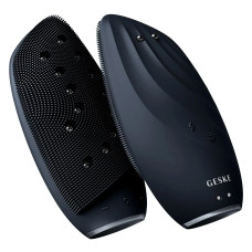Очищувальна щітка для обличчя GESKE Sonic Thermo Facial Brush&Face-Lifter 8в1 black